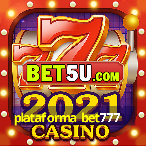 plataforma bet777